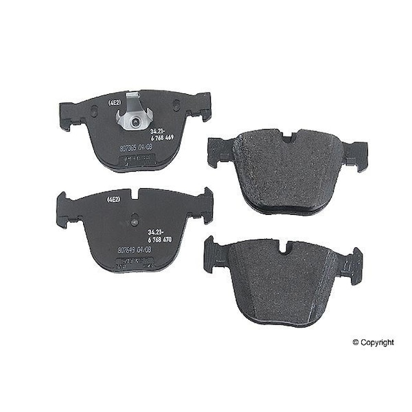 Genuine Brake Pad Set Rear, 34216768471 34216768471 - main